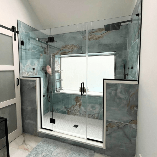 Glass shower door (6)